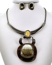 Load image into Gallery viewer, Blue sea necklace set

