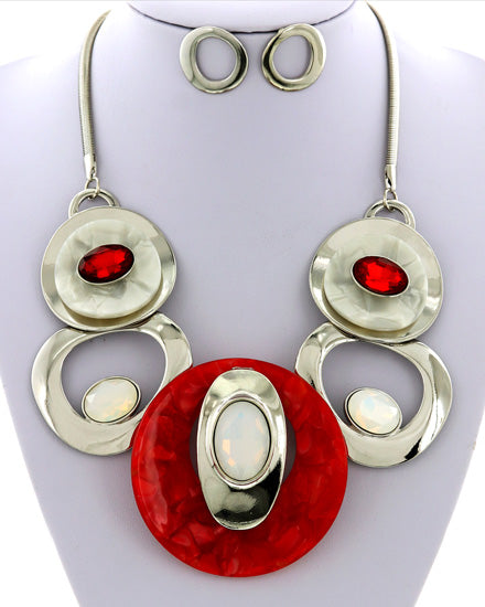 Devil in a red dress necklace