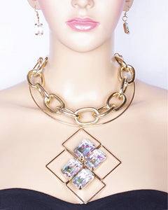 Iceburg necklace set