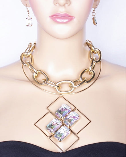 Iceburg necklace set