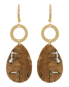 Leatherette earrings