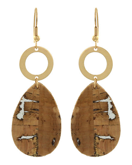 Leatherette earrings