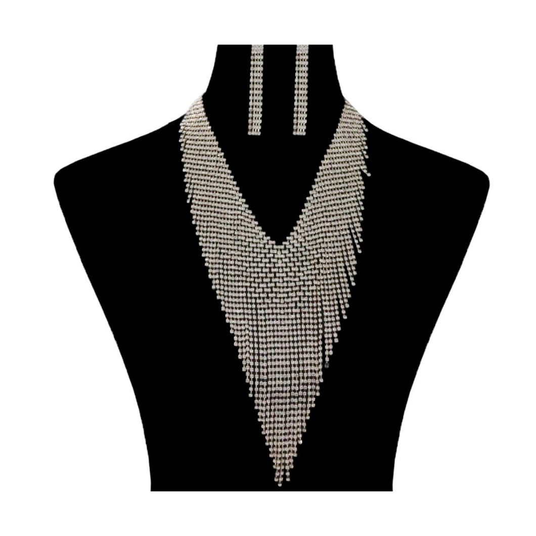 On the fringe rhinestone set