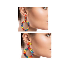 Load image into Gallery viewer, Rainbow bright earrings (3 color options)
