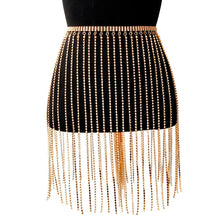 Load image into Gallery viewer, Rhinestone POP body chain
