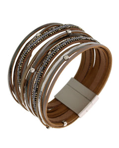 Cappuccino coffee bracelet