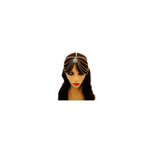 Load image into Gallery viewer, Turquoise nights head chain
