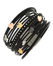 Load image into Gallery viewer, Heart strand me bracelet

