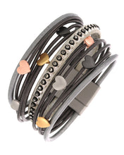 Load image into Gallery viewer, Heart strand me bracelet
